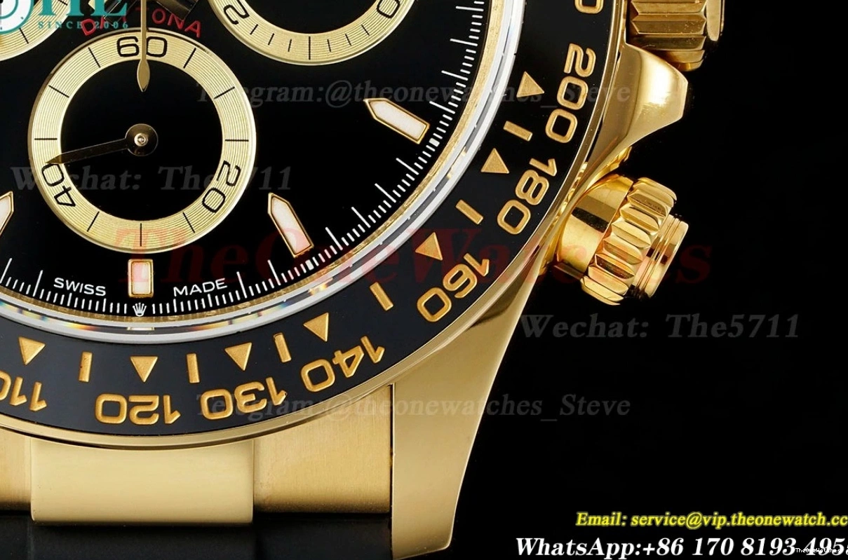 40mm 126518 Weight) QF Daytona Black (Gain YG RU SH4131 Dial 0325